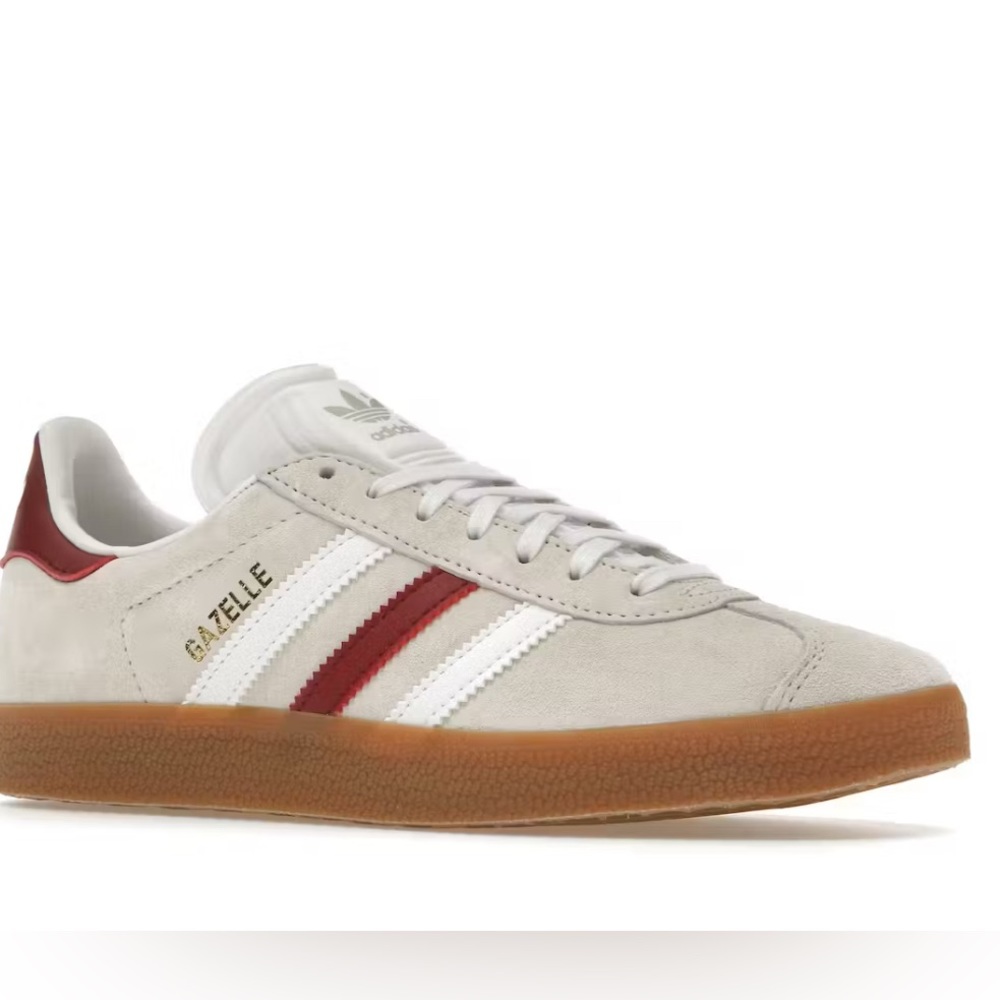 Adidas Gazelle - Aluminum Collegiate Burgundy